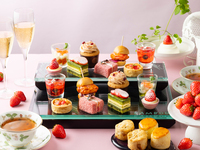 【3-hour session for a relaxing experience】　　　　　　　　　　　　　　　　　　　　　　　　　【All-you-can-eat strawberries included】Summer Strawberry Afternoon Tea with Sparkling Wine or Cocktail ★Sundays before holidays (18:00 reservation) 【Weekend evenings with live jazz performance only】