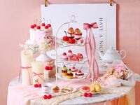 ✨4月タイムセール！10％OFF♡【平日】いちごとチェリーのアフタヌーンティー