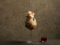 Citrus Fromage Parfait + Original Cocktail