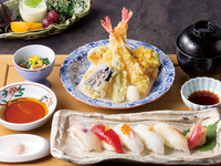 5月～ランチ限定「寿司天麩羅御膳」