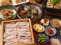 【1ドリンクサービス】おばんざいや鉄板焼きが蒸籠を囲む　豪華会食コース