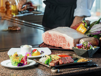 近江町市場 × 鉄板焼 加賀 コラボ　能登牛ランチコース