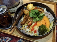 GW限定の野菜とチキン（マトン）ビリヤニ（11:30～)