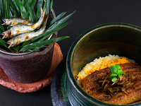 Kaiseki Course: Ayu (sweetfish) and Unagi (eel) Kaiseki (counter seating)