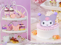 土日祝【ステッカー＋クロミケーキ付】アフタヌーンティーKUROMI SWEETS SUMMER PARTY