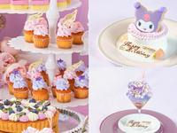 土日祝【ステッカー2枚＋パフェ・ケーキ付】アフタヌーンティーKUROMI SWEETS SUMMER PARTY