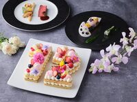 【数字が選べるナンバーケーキ付】★5月限定乾杯酒プレゼント★前菜は横浜野菜のバーニャカウダ・メインは桜鯛やオーストラリア産牛ロース肉が愉しめるお祝いランチ全5皿（土日祝）