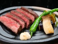 お料理のこだわり【網焼ステーキ】