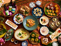 No Onsen Lady's Lunch Semi-buffet with plenty of desserts 