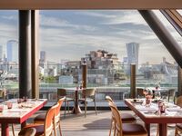 【LUNCH】表参道から代々木公園を眺めるテラス×飲み放題付ビアプラン＜全4品＞