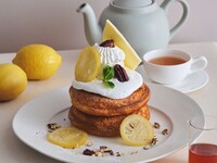 【5月限定（※6/2まで）】ドリンクセット / 塩バニラクリームとシュガーバターのパンケーキ レモンティーソース