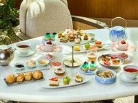 【The Lobby Lounge】 Summer Collection The Ritz Carlton Tokyo Afternoon Tea  with the glass of The Ritz-Carlton Champagne