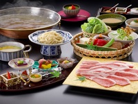 【LINE予約特典付】黄金しゃぶしゃぶコース（特選豚肉）