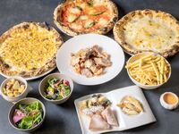 [Rooftop Beer Garden with Spectacular Views] All-you-can-eat pizza plan (includes free drinks / Happy Pack exclusive)