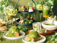 【アフタヌーンティー窓側ソファーご予約】抹茶アフタヌーンティー