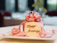 リボンケーキ付きRose 