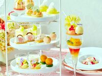 ♥2時間カフェフリー【土日祝：パフェ付き】～桃とメロンの香り～Peach Vacances afternoon tea