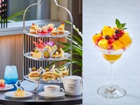 【13:00-17:00】6/1-8/31★ノンアルコールカクテル1杯付き『トロピカルサマーアフタヌーンティーセット』HP限定10％OFF