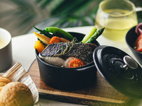 5月限定　彩り野菜と鰆のヴァプール　ココットランチセット