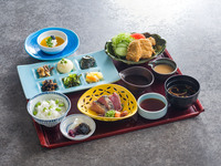 【鰹塩たたきとヒレカツ御膳】 