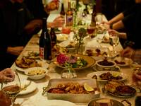 【DINNER】Standard course with free-flowing natural wines, share style