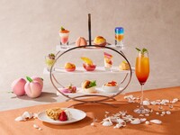 [July 1st - September 18th] Peach Afternoon Tea ~Sunset Peach~ + Cocktail (Weekdays only)