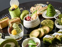 Matcha sweets buffet for elementary school students