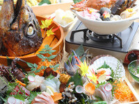 6000円（税込）《ご宴会》生本鮪入り豪華刺し盛りと旬の漁師料理◆2時間飲み放題付き