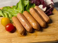 Charcoal-grilled BBQ plain sausages (20g x 5 pieces)