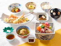 平日限定ランチ 天婦羅と御造り膳