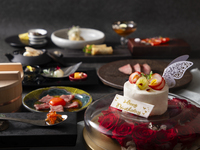 [June Limited Edition: Minazuki Colorful Anniversary] Foie Gras Chawanmushi, Black Beef Lava Steak, Edomae Sushi and Hamo Shabu-Shabu Mini Hot Pot with Whole Cake (Weekdays 5900 / Weekends & Holidays 6400)