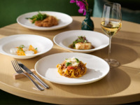 【ランチ】前菜からデザートまで選べるコース4品+乾杯スパークリングワイン付き
