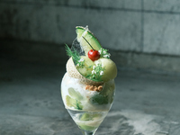 seasonal parfait  -メロン　バニラ　ペルノー-