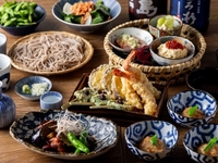 5/15開始【日本酒好き必見！宴会にお勧め！】おもてなしコース　+2時間プレミアム飲み放題付