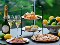 WEB限定 14%OFF!!【レモン香る初夏のルーフトップイブニングハイティー】ローランペリエ シャンパンフリーフロー付きプレミアムプラン