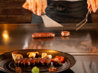 Premium Kobe Beef Sirloin and Seafood Luxury Full Course - 8 Dishes