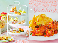 7/1～【チキンランチ付き】～桃とメロンの香り～Peach Vacances afternoon tea（食後カフェフリーつき）