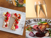 ★スペシャルセール！500円OFF★【乾杯酒＆ナンバーケーキ付】国産牛サーロイン肉とフォアグラのロッシーニを堪能する全4品記念日ランチ-SEASON-＜2名様専用＞