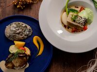 「Supreme!」《あわび&本日のお魚料理》と厳選牛ヒレステーキ　（ヒレ70g）