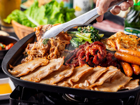 【昼飲のみ利用に最適！】コリアンBBQ　食べ飲み放題60分付
