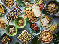 [Arrive at 14:15 ☆ 15% OFF with a complimentary welcome drink] Hawaiian Lunch Buffet