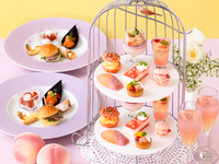 【とろける白桃づくしのAfternoon★2時間】桃のスイーツスタンド×カフェフリー（平日限定）