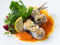 [Seasonal Special] Sardines Beccafico (baked with herbs and breadcrumbs) with salad + buffet (adults)
