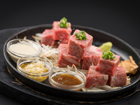 Starting in June: Three types of Wagyu beef diced steak tasting & 60-minute all-you-can-eat.