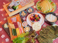 釣り付き「お祝いパーティーコース」