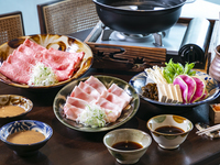 [Japanese cuisine] Special Wagyu beef shabu-shabu course (Obon period)