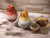 期間限定　かき氷とペアリングティー（土日祝日）