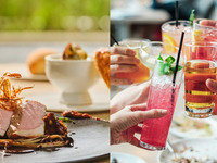6月親睦会や女子会におすすめランチ【平日・2時間飲み放題】季節の前菜や四季庭オリジナルパイ包みスープにメイン料理を味わうランチ-SEASON-
