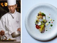 A gourmet event presented by Chiaki Haneda, head chef of Grand Cuisine La Cascade.