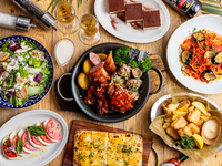 6月来店&平日予約限定！【3時間飲み放題付】歓送迎会、各種ご宴会に最適！ボリューム満点！前菜から肉料理、パスタ、デザートまで付いた「THE WHARF HOUSE コース」